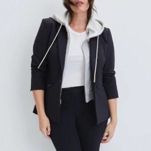 Veronica Beard Scuba Dickey Jacket Blazer in Black Size 24